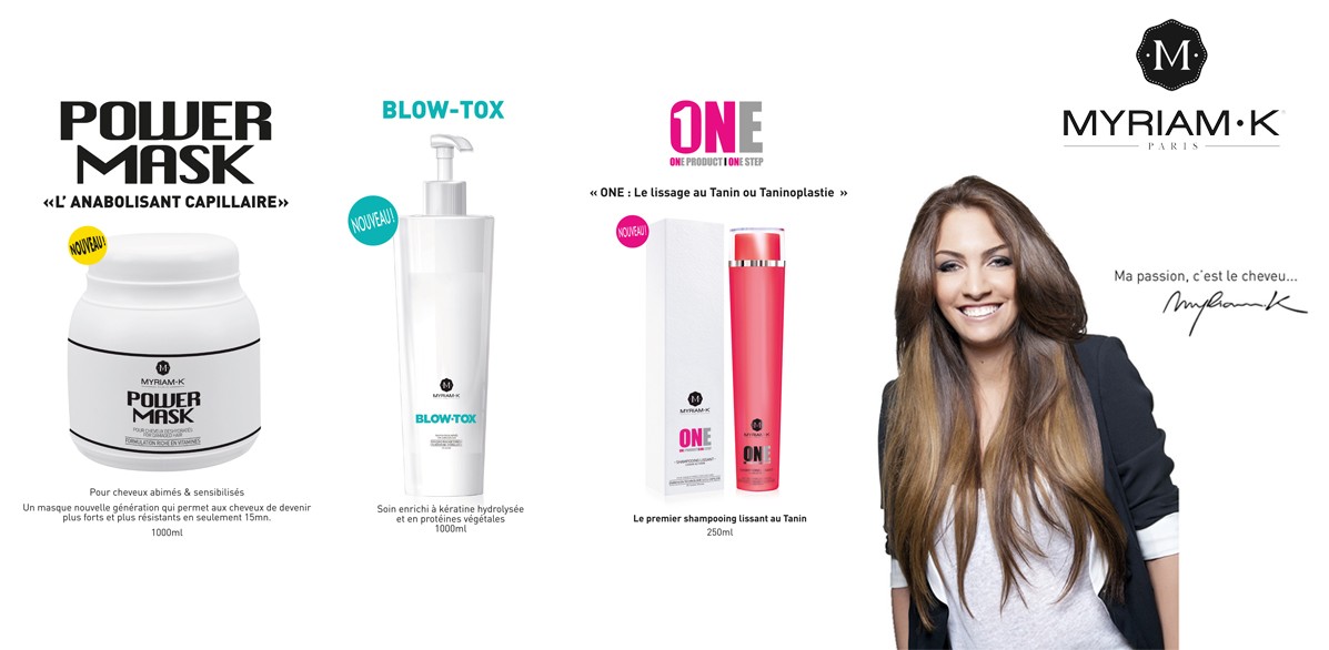 POWER MASK, BLOW TOX, ONE Lissage TANIN : 3 Nouveautés MYRIAM K POWER MASK, BLOW TOX, ONE Lissage TANIN : 3 Nouveautés MYRIAM K